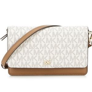 Michael kors leather convertible crossbody